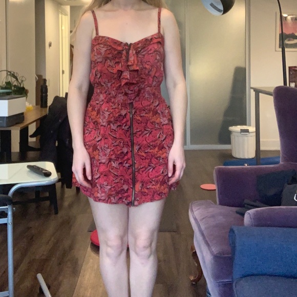 Cotton Candy Floral Summer Mini Dress - Picture 5 of 11